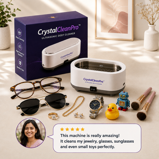 CrystalClean Pro™ 360° Ultrasonic Cleaner