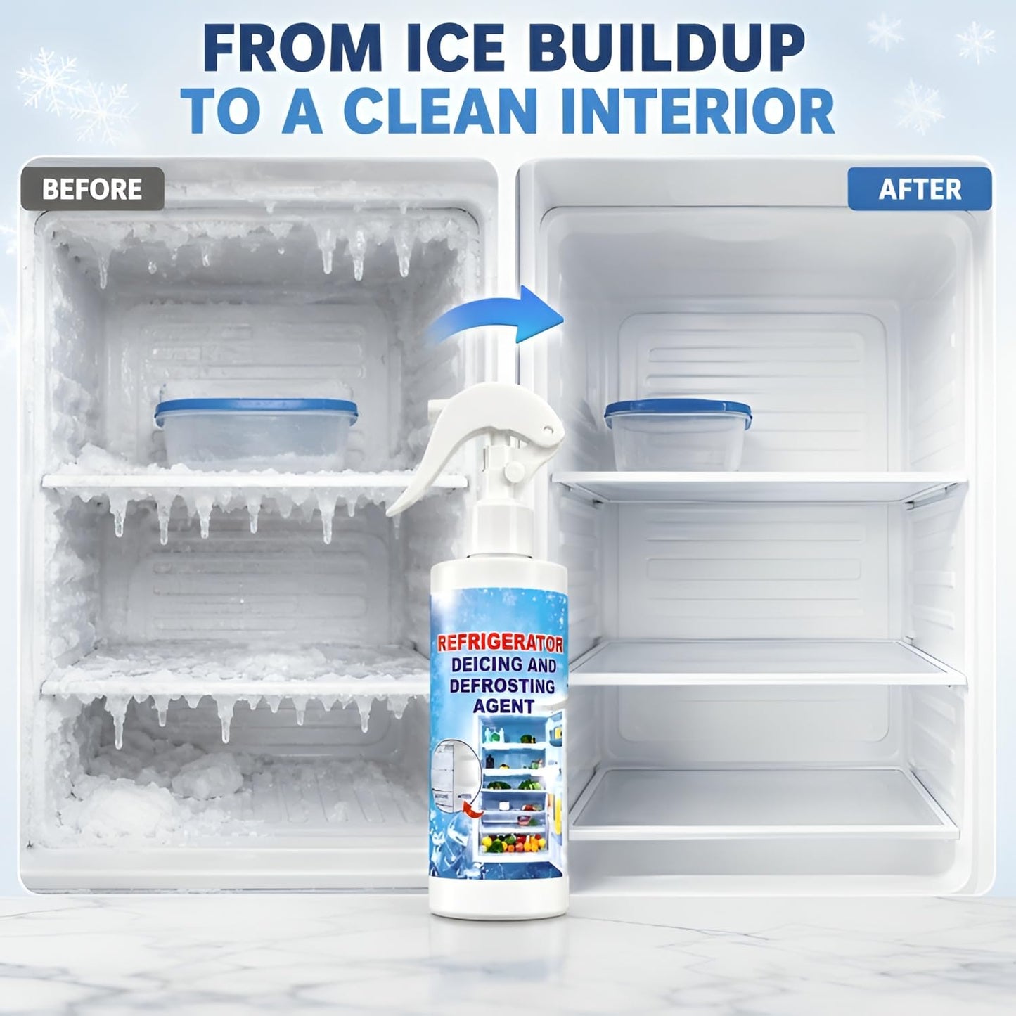 FrostAway™ 2X Freezer Defrosting Spray – Buy 1 Get 1 Free