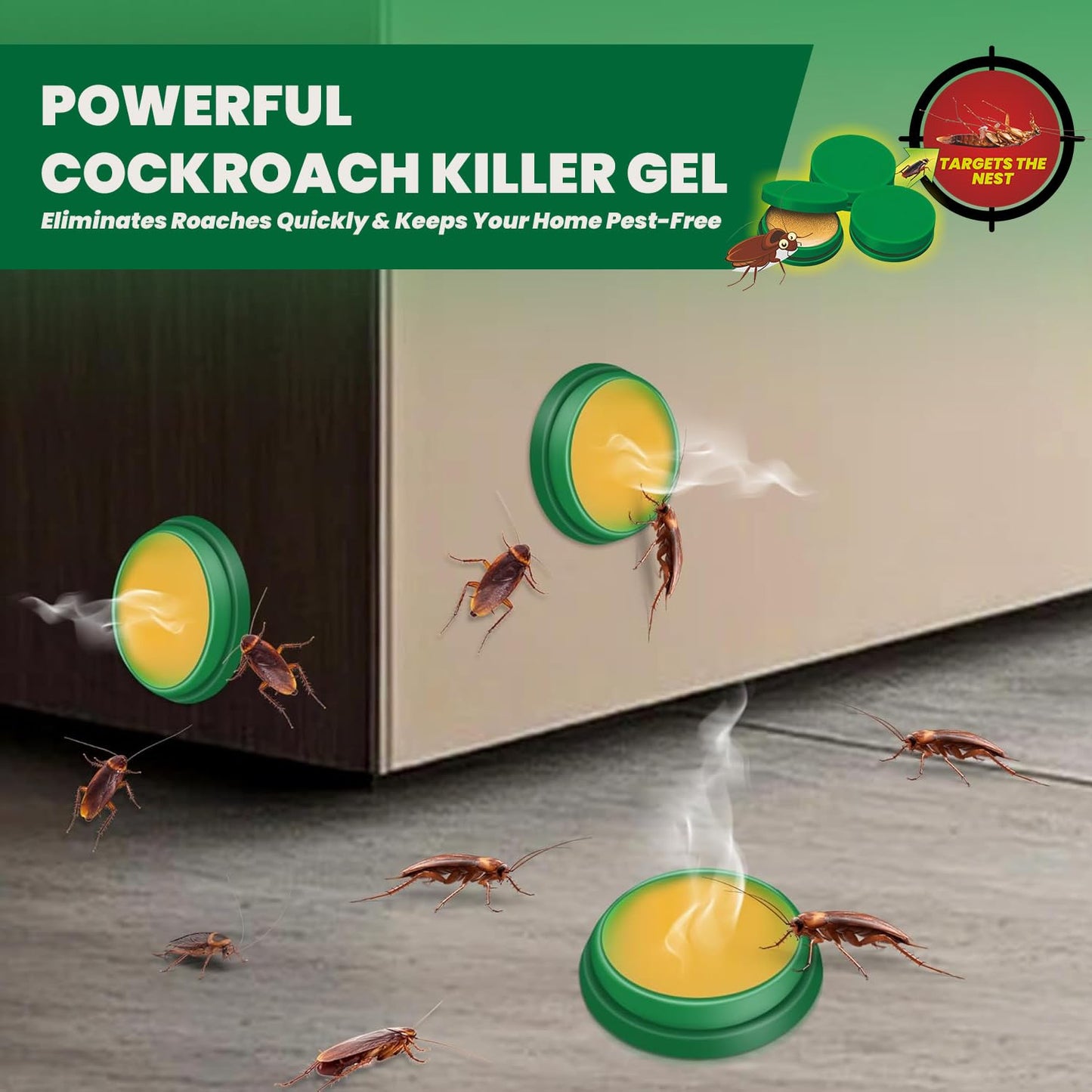 Cockroach Killer Gel | Powerful, Safe & Effective