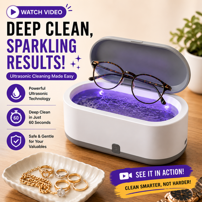 CrystalClean Pro™ 360° Ultrasonic Cleaner